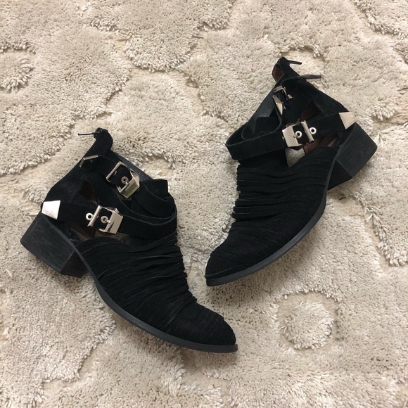 SOLD Jeffrey Campbell suede stewpot booties - Picture 2 of 5